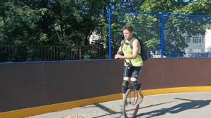 Уницикл 29". Первый день. Привыкание ?