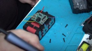 Сборка АКБ копия Makita для шуруповерта Heimerdinger