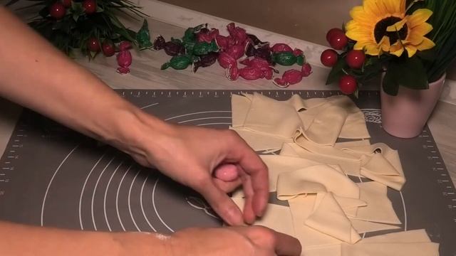 Рогалики с карамельками