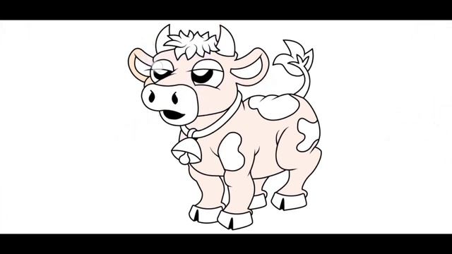 Раскрашиваем сонную корову смотреть онлайн