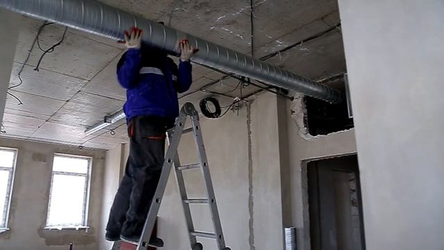 Как это происходит - Монтаж вентиляционной системы