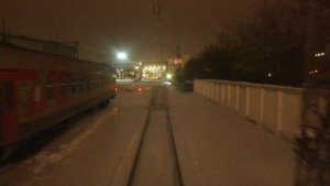 Прибытие в Екатеринбург из кабины электровоза