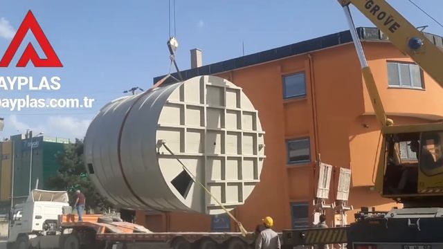 PP (POLİPROPİLEN) TANK İMALATI 20mm Ø4000 H 4200 смотреть онлайн