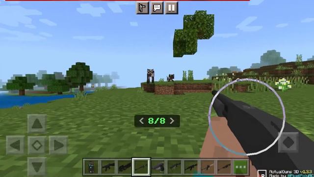 Самый лучший мод на 3D оружие для Майнкрафт пе|#майнкрафт #модымайнкрафт #моды #оружие
