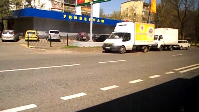 Москва, троллейбус 21, участок Бульвар Генерала Карбышева - м. Полежаевская