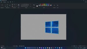 Как удалить задний фон с картинки в Paint Windows 11