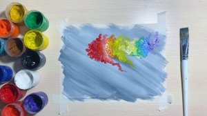 Простой рисунок гуашью. Рисуем дерево. Урок рисования