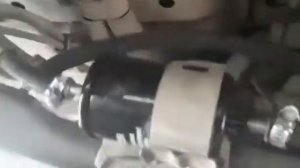 Замена топливного фильтра Pajero 2 3L 1995г.