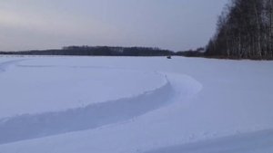 По пухляку на мотобуксировщике Нева МС-6