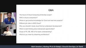 Real time Knowledge for Cloud & DevOps எப்படி பெறுவது? | Akshay Pk & Sri Balaji