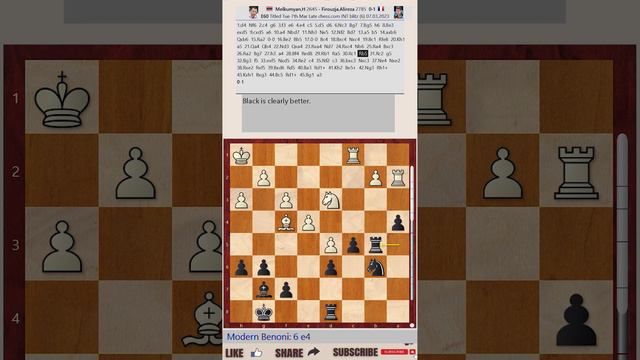 Titled Tue 7th Mar Late - Round 6 || Hrant Melkumyan vs M. Aireza Firouzja - March 7, 2023