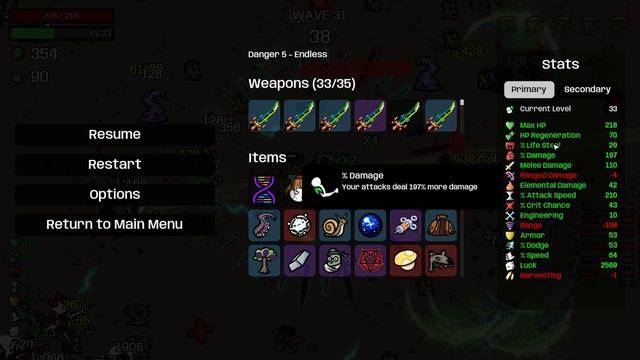 An Endless Bladestorm WITH CLONES!!! | Brotato Modded смотреть онлайн