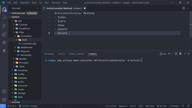 Create Controllers | Laravel REST API Tutorial | Part 8