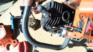 Husqvarna 142, ремонт бензопилы , Repair chainsaw Husqvarna