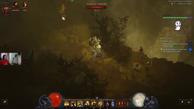 Diablo lll EP37 crusader lets level him up