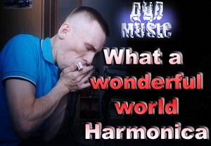 А. Кузьминых / What a wonderful world (L. Armstrong) / Кавер на губной гармошке.