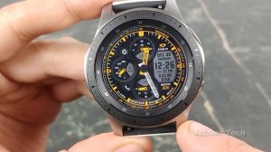 Watch Face Review : Stealth Master Dawn Samsung Galaxy Watch Gear Sport Gear S3 Gear S2