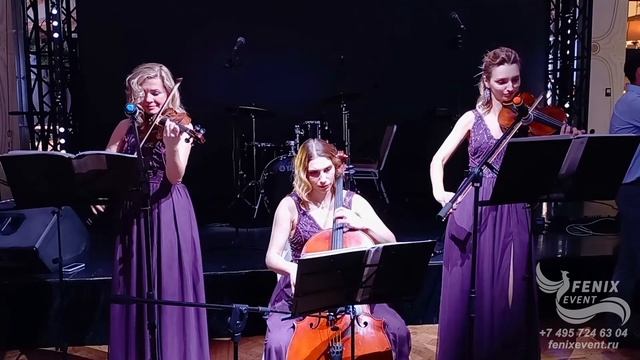 Заказать струнный коллектив на праздник на встречу гостей в Москве - скрипичное шоу на свадьбу