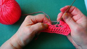 Узор Ракушки крючком.