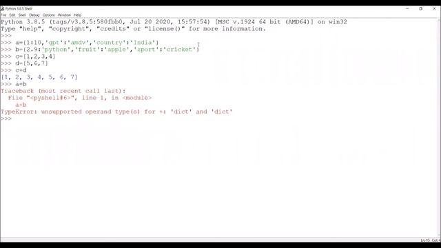28-How to concatenate two dictionaries using update method смотреть онлайн
