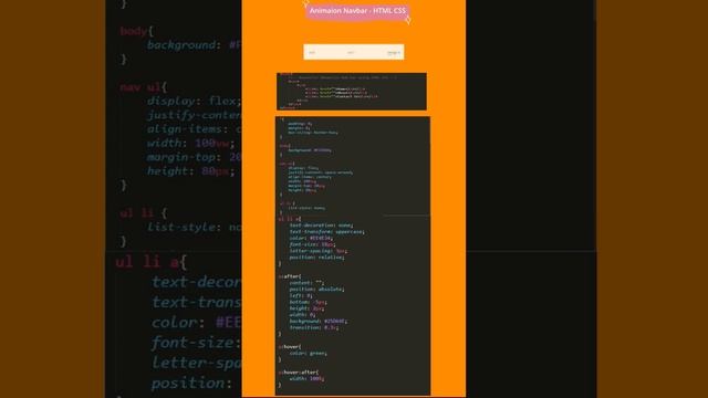 CSS Menu Hover with Underline Animation | CSS Menu