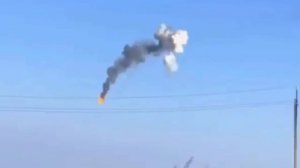 Момент поражения  МиГ-29 ВВС Украины, которым управлял лётчик майор Андрей «Ткач» Ткаченко.