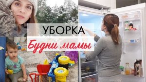 УБОРКА НА КУХНЕ, ЧТО В МОЕМ ХОЛОДИЛЬНИКЕ? ЛАЙФХАКИ УБОРКИ / БУДНИ МАМЫ