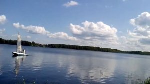 Весельно-моторная лодка "Романтика", модернизированная под парус