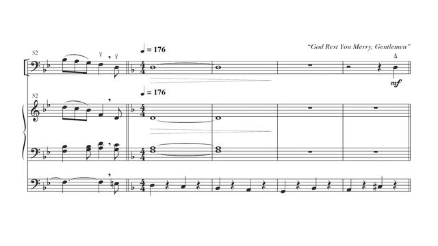 Christmas Carol Trilogy by Glenn L. Rudolph - Scrolling Score смотреть онлайн