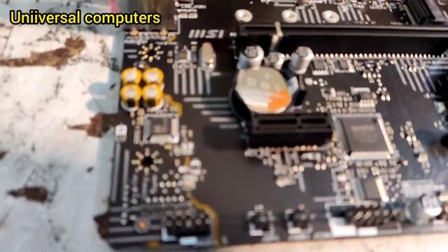 MSI PRO H410M-B Mother Board Unboxing @uniiversal computers