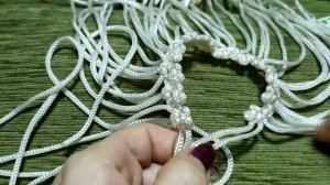 Как начать плести процесс макраме без нити основания