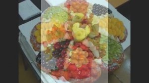 Красивая фруктовая нарезка и букеты из фруктов