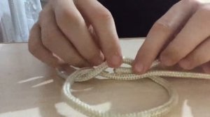 Узел туристический схватывающий ,,встречный''