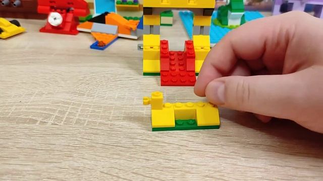 Средневековая крепость из лего