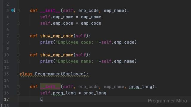 Python Tutorial - 20 |  Python Tutorial For Beginners In Hindi ? | Inheritance in Python.