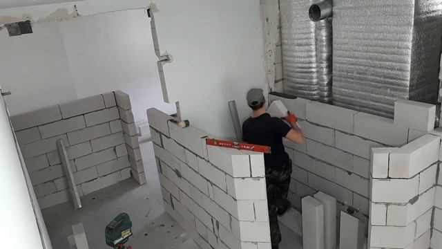 Ремонт квартиры в Ялте. Стены Сага  Часть 5