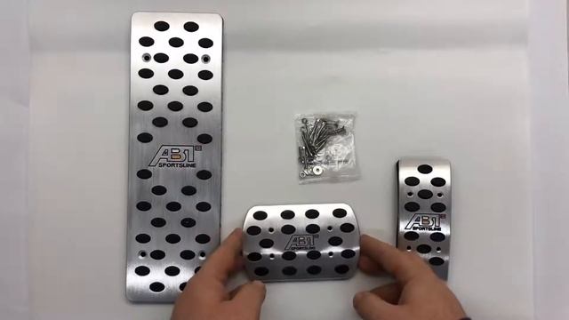 Накладки на педали для Volkswagen с логотипом ABT смотреть онлайн