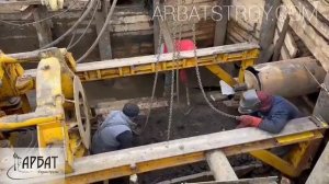 #ГШБ Горизонтальное шнековое бурение установкой Perforator PBA 200. Буровые работы.