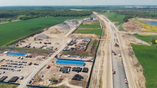 СТРОИТЕЛЬСТВО ТРАССЫ М-12 "МОСКВА-КАЗАНЬ" | УЧАСТОК ИВАШЕВО, НОГИНСКИЙ РАЙОН | 03.06.2022 смотреть онлайн