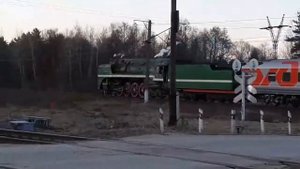 Туристический поезд Калуга-Москва на паровозной тяге 10.04.2021 г.