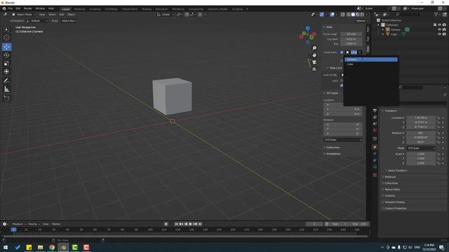 Blender Camera Problem And Solution In 1 Minute | Blender Tutorials