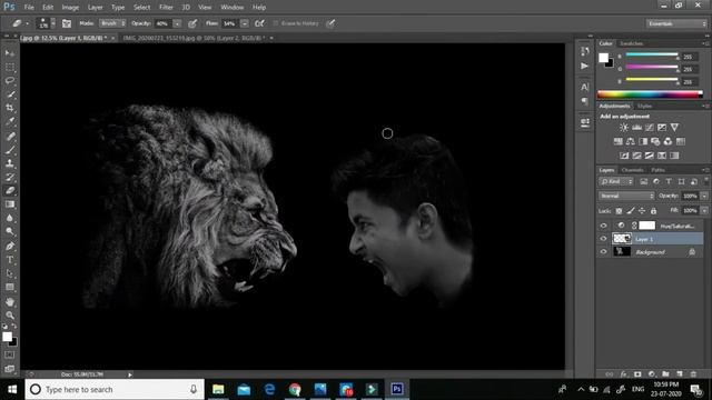 editing photo Photoshop (royal photo) смотреть онлайн