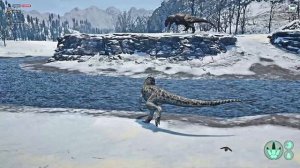 Охота на гигу (Дилофозавр - The Isle Legacy)