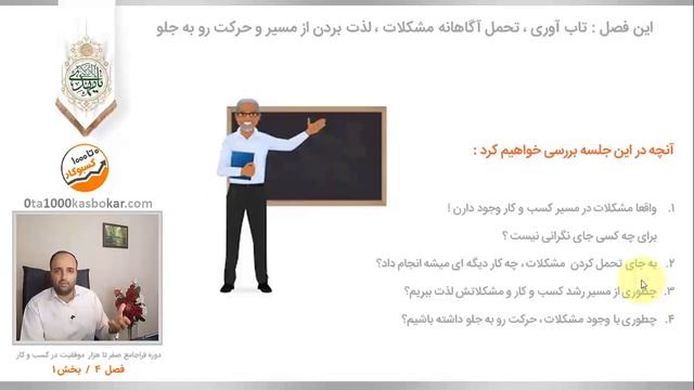 فصل 4 بخش 1  چه کسی از مشکلات کسب و کار نگران نمیشه