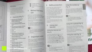 ?? Philips HR3652 Blender  — a very thorough look ? at everything in the box