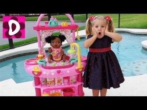 ЧУДЕСА НА КУХНЕ с Беби Элайв! Кухня Куклы Превращается в Ванную My Baby Alive doll Видео для Детей
