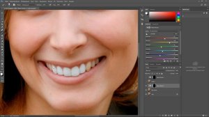 Как отбелить зубы на фото в фотошопе