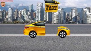 Машинки. Такси. МУЛЬТИК-Конструктор МультФИЛЬМ для детей