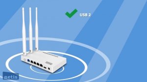 Wi-Fi роутер netis MW5230 с поддержкой USB LTE модемов