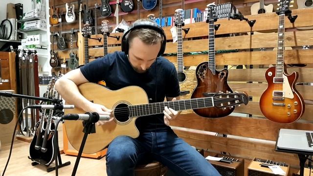 Ovation CS24-C Classic guitar смотреть онлайн